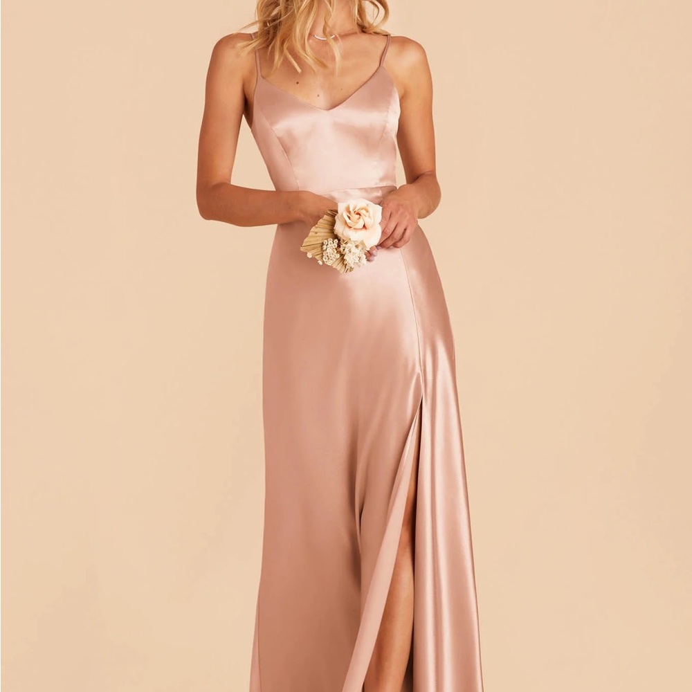Birdy Grey Jay Rose Gold Satin Dress